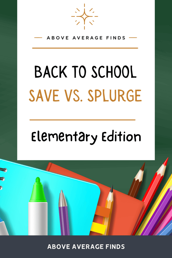 Back to School Essentials Elementary School